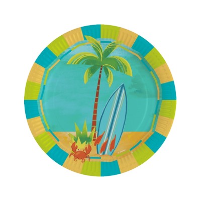 PLATOS 23CM FIESTA SURF 8 UND