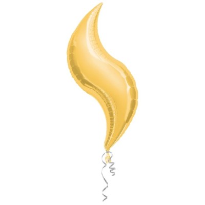 GLOBO FORMA CURVA ORO 36'