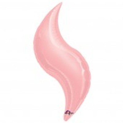 GLOBO FORMA MINI CURVA ROSA 15'