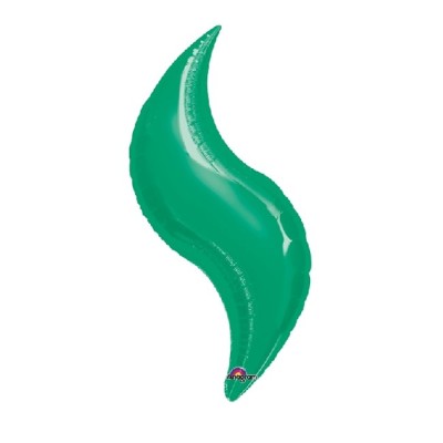 GLOBO FORMA MINI CURVA VERDE  15'