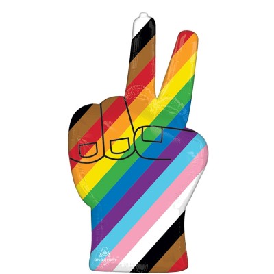 GLOBO CELEBRACION ORGULLO ARCOIRIS 83 CM