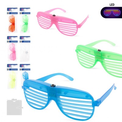 GAFAS DE FIESTA CON LUZ LED