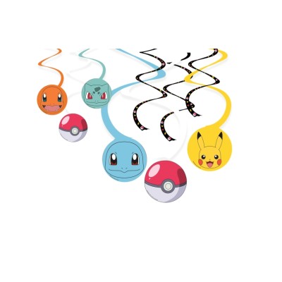 DECOR. COLG. ESPIRAL POKEMON 60-40CM