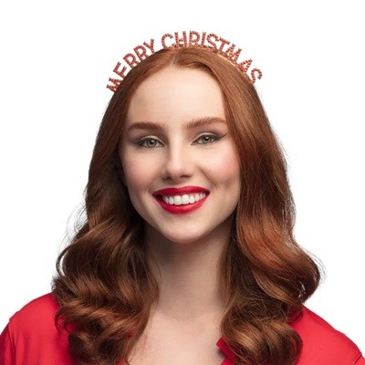 TIARA METAL 'MERRY CHRISTMAS'
