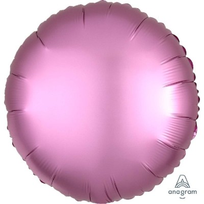 GLOBO CIRCULO SATIN ROSADO 18 '