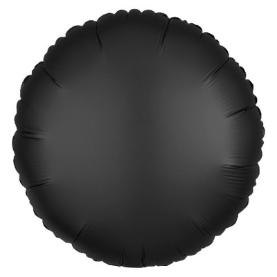 GLOBO CIRCULO SATIN NEGRO 18'