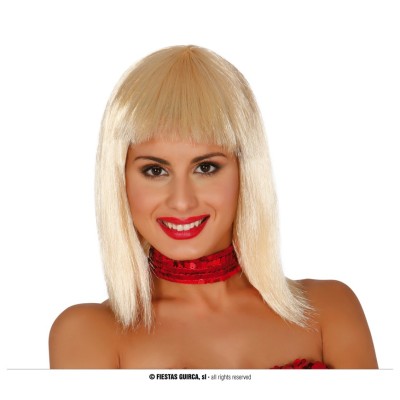 PELUCA RUBIA ENVASE CAJA