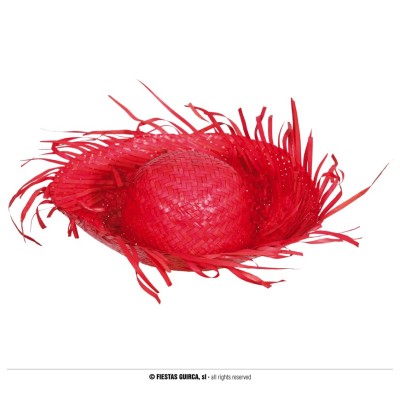 SOMBRERO VERANO PAJA ROJO