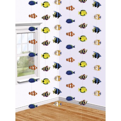 CORTINA COLGANTE PECES 6 UND