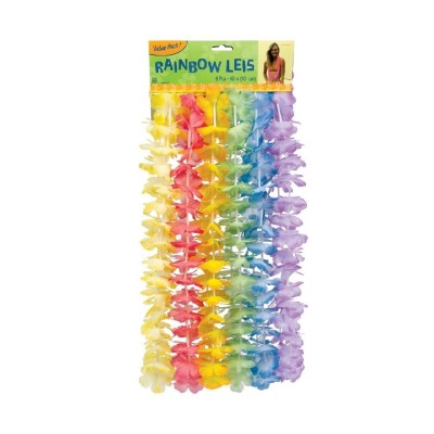 PACK 6 COLLARES HAWAI MULTICOLORES