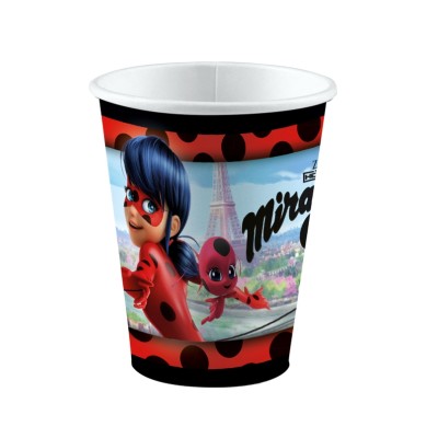VASOS LADYBUG 8 UND