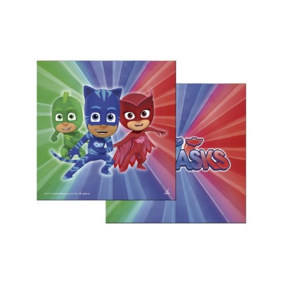 SERVILLETAS PJ MASKS 20UND S/25