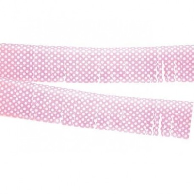FLECO PLASTICO LUNARES ROSA