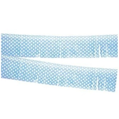 FLECO PLASTICO LUNARES AZUL