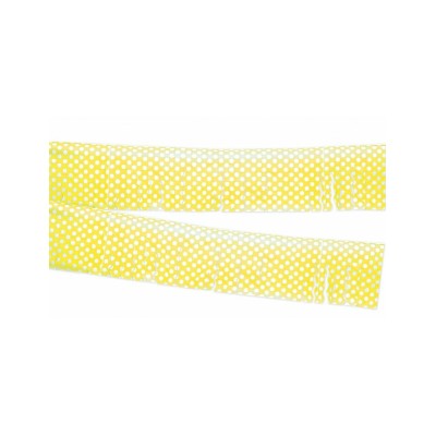 FLECO PLASTICO TOPOS AMARILLO