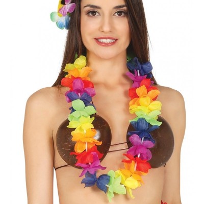 COLLAR HAWAIANO MULTICOLOR