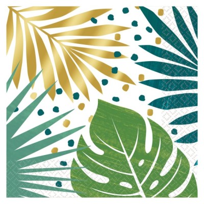 SERVILLETAS 33X33 TROPICAL 16 UND
