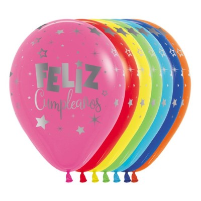 GLOBOS METALINK FELIZ CUMPLE 12 UND