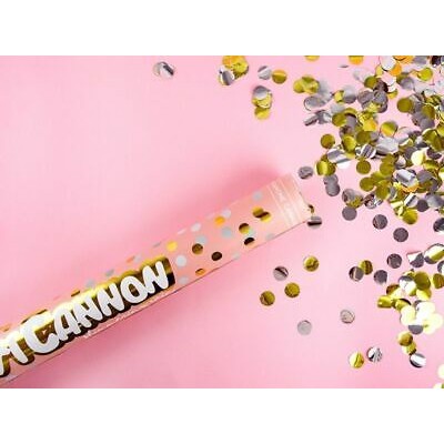 CAÑON CONFETTI CIRCULOS  60 CM