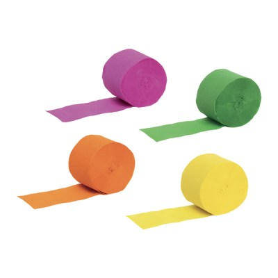 PACK CINTAS CREPE MULTICOLOR 4.5X25MT