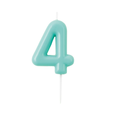 VELA AGUAMARINA 10,5 CM NUM.4