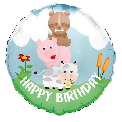 GLOBO FOIL ANIMALES GRANJA 18'