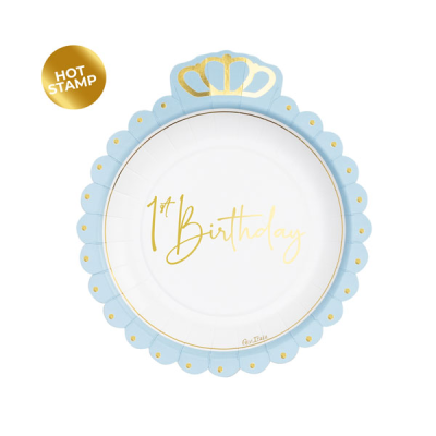PLATO CORONA 1ER CUMPLE CELESTE 8 UND