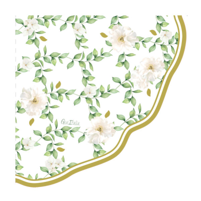 SERVILLETAS LIBERTY CAMELIA 33 CM 16 UND