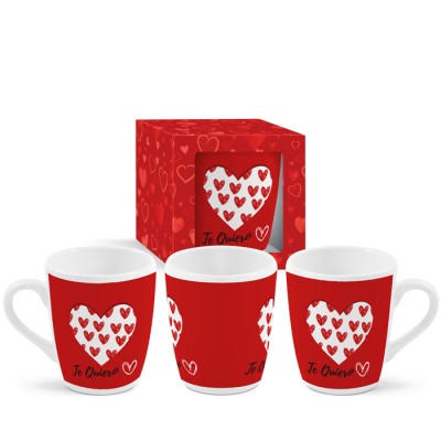 TAZA ROJA TE QUIERO