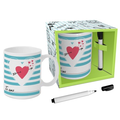 TAZA ROTULADOR TE AMO