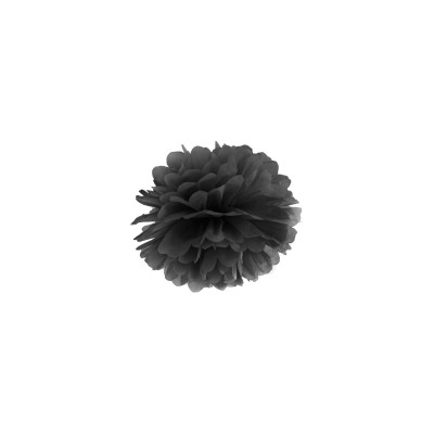 POM PON NEGRO 35 CM PD