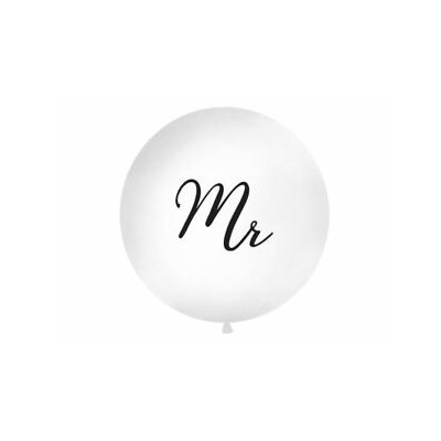 GLOBO GIGANTE 1 M, MR, BLANCO