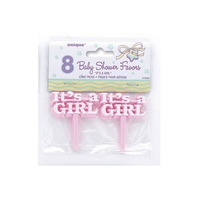 CARTEL PARA TARTAS ¨IT S A GIRL¨