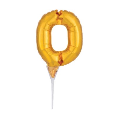 GLOBO 15 CM PARA TARTA N.0 ORO