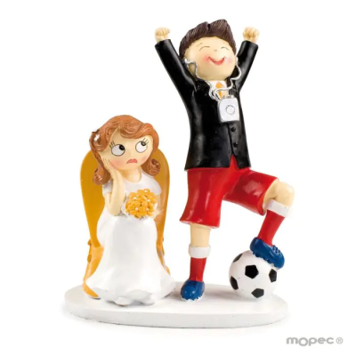 FIGURA NOVIOS FUTBOLISTA