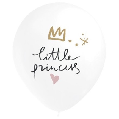 8 GLOBOS LITTLE PRINCESS - BALL