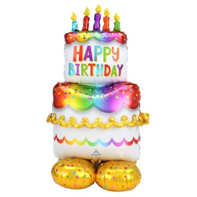 GLOBO AIRLOONZ TARTA HAPPY BDAY