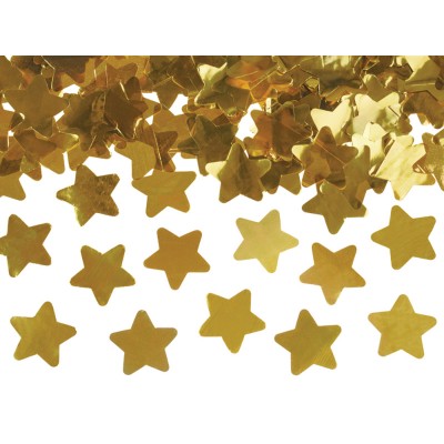 BOLSA CONFETI ORO 30 GR ESTRELLA  3 CM