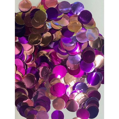 BOLSA CONFETI FOIL TONOS ROSAS 30 GR