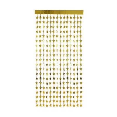 CORTINA ESTRELLAS DORADAS 2 X 1 MTR