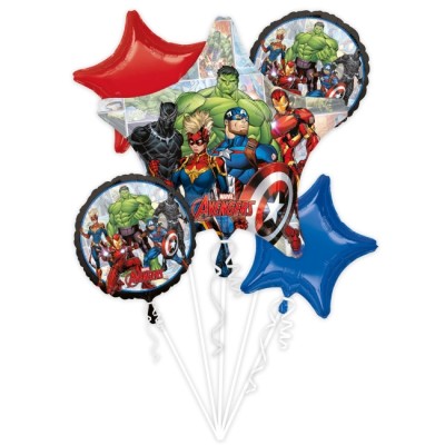 BOUQUETS 5 GLOBOS VENGADORES