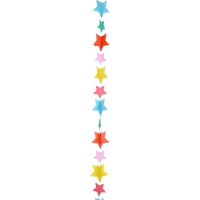 DECO. GLOBOS ESTRELLAS MULTICOLOR
