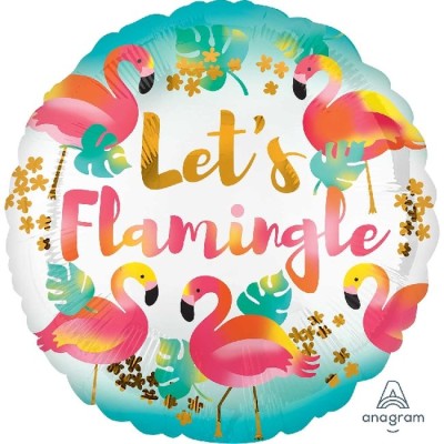 GLOBO FLAMINGO TROPICAL 18'