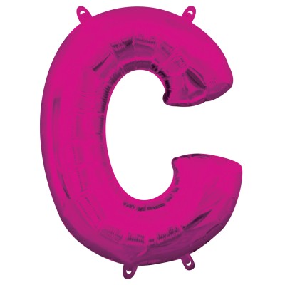 GLOBO MINI LETRA ROSA C