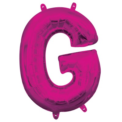 GLOBO MINI LETRA ROSA G