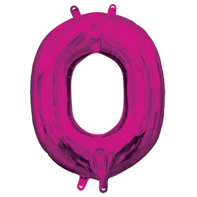 GLOBO MINI LETRA ROSA O