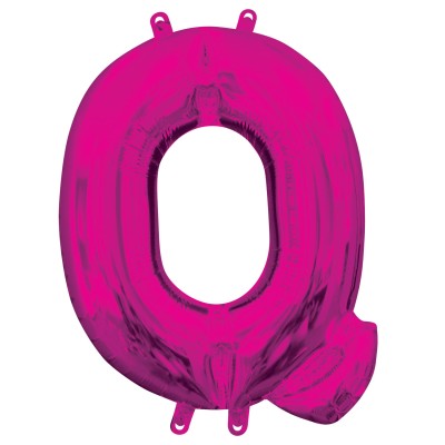GLOBO MINI LETRA ROSA Q