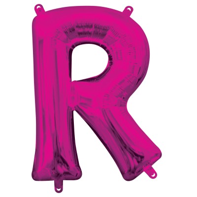 GLOBO MINI LETRA ROSA R
