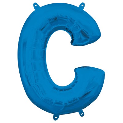GLOBO MINI LETRA AZUL C