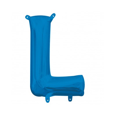 GLOBO MINI LETRA AZUL L